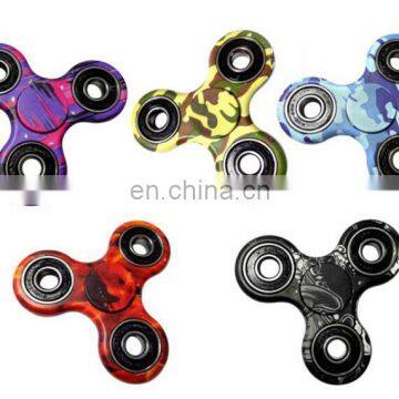 Camouflage Spinner Desk Anti Stress Finger Spinning Top fingertips gyro hand spinner