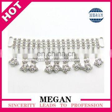 Wedding Decoration Middle Heart Shape Rhinestone Connector Headband Connector photo-2