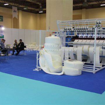 High speed computerized chain stitch multi needle quilting machine