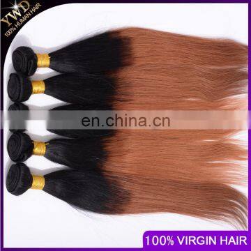 Brazilian Ombre Silky Straight Wave Hair 1b/30 Brazilian Virgin Human Hair Body Weave Brazilian Wavy Hair photo-2