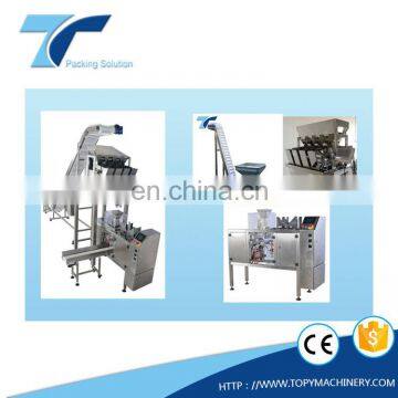 Zipper Opener Given Bag Small Scale Fully Automatic Snacks Peanut Seed Rice Packaging Machine