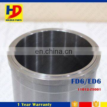 FD6 FD6T ED6 Engine Cylinder Liner Part No 11012-Z5001 For Nissan Engine Spare Parts