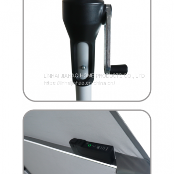 270-8 Market Umbrella With LED Straight Light and Center Lamp Light photo-2