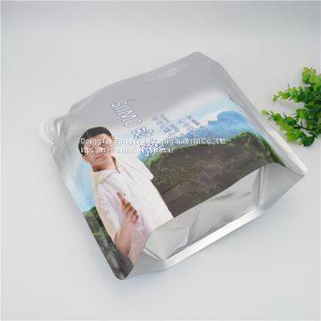 China Made 5000ml Non-permeable Aluminum Foil Flexible Packaging Bag With Handle and Spout for Hydrogen Gas Water photo-2