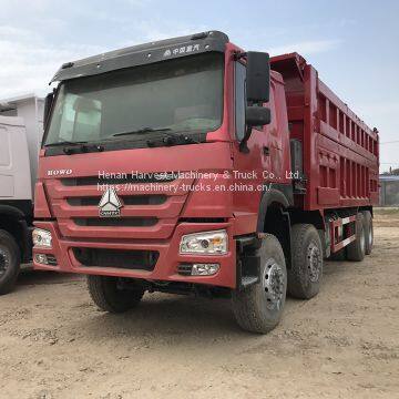 Used Howo Dump Truck Second Hand Sinotruk Tipper Used Sino Truck Howo 8x4 30ton 40 ton dump tipper truck for sale