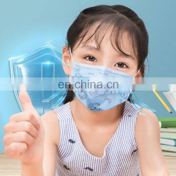 kids cartoon mouth Surgical children face mask with cartoon printing