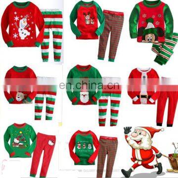 Christmas Baby Pyjamas Fall Winter Snowman Santa Claus Print Sleepwear Nightwear Bedgown Sleepcoat Nighty photo-2