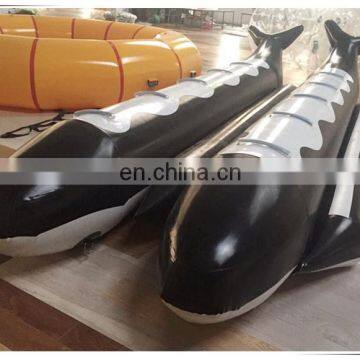 10 Seats Double Lanes PVC Inflatable Fly-fishing Banana Boat for Water Fun photo-3