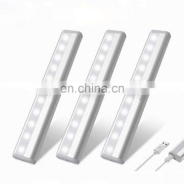 New Rechargeable LED Closet Light Motion Sensor led Under Cabinet Light Use for Closet Cabinet Wardrobe