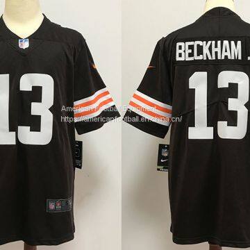 Cleveland Browns #13 Beckham Jr. Brown Jersey