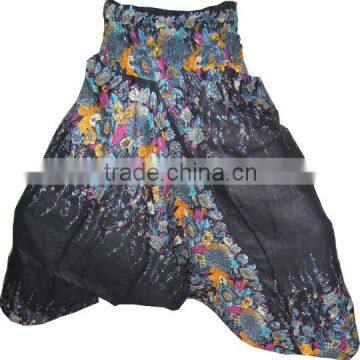 Baggy Loose Genie Harem Pants Trouser jumpsuit Yoga Boho Gypsy Indian women Ladies Alibaba Flower Printed Pants