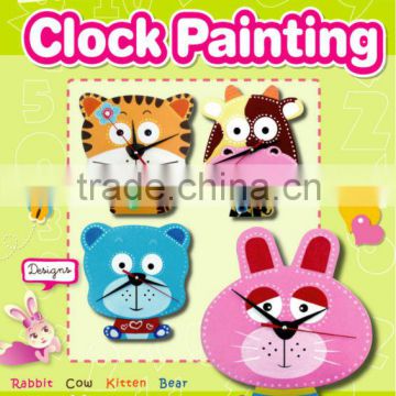 Wooden DIY Clock Painting Kit