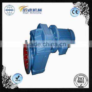 Flange mounted parallel shaft helical agricultural bevel gearbox F series