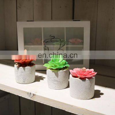 Wholesale Mini Home Decoration Plastic Fake Desk Pot Artificial Succulent Plants photo-2