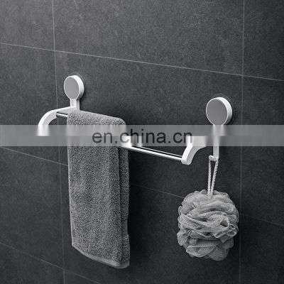 No Harm To Wall Adhesive Good Quality ABS Plastic Bathroom Towel Racks