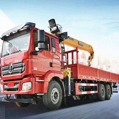 Shacman H3000 Crane Truck Telescopic Boom 6x4 10 Wheel Truck Crane Price photo-2