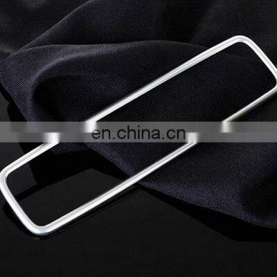 For Mercedes Benz W213 E Class 2016 2017 Car-styling Stainless Steel Interior Rearview Mirror Frame Cover Trim Accessories