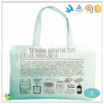 reusable wholesale organic calico printed natural cotton canvas bag