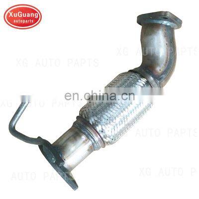 XUGUANG high quality hot sale front exhaust muffler for hyundai Mistra with flexible pipe