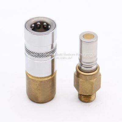 Staubli CBI03 06 09 12 16 Stainless Brass Quick Coupla Flat Face Quick Release Coupling for Water Bottle Disposable photo-4