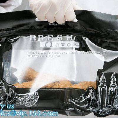 Food Grade Anti Fog Material Resealabele Plastic Hot Chicken Bag, Fresh Chicken Packing Bag, Roast Chicken Boiled Chicken Pouch photo-5