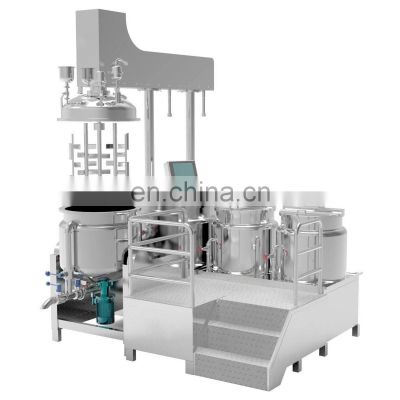 Cream Ointment Lotion Vacuum High Shear Emulsifying Machine Emulsifier Homogenizer Mixer