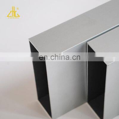 ZHL Aluminium Box Section Square Tube Rectangular Profile 25x25x1 mm aluminum extrusion profiles