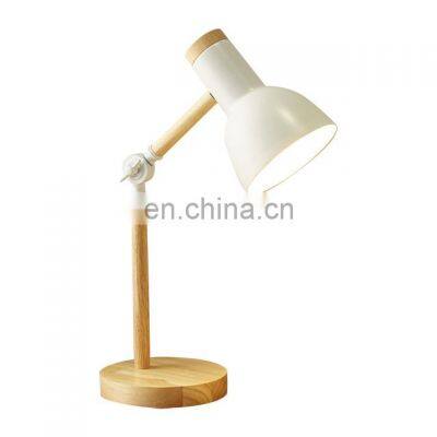 Creative Wood Desk Night Light USB Charging Retractable Portable Reading LED Table Lamp