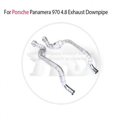 Exhaust Manifold Downpipe for Porsche Panamera 970 4.8 Car Accessories With Catalytic converter Header intake manifolds whatsapp008618023549615