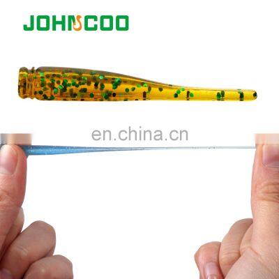 JOHNCOO TPE Soft Bait Floating Lures 10pcs 43mm 0.5g Trout Lure Soft Lure Wobblers Swimbait Light Rock Fishing Fishing
