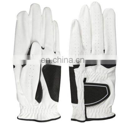 Custom logo 100 % Cabretta leather man/lady Golf Gloves