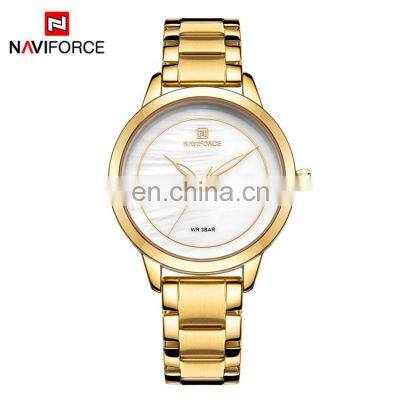 New Product NAVIFORCE NF5008 Ladies Japan Movt Quartz Chronograph Watches Waterproof Sport Analogue Quartz Watch photo-2