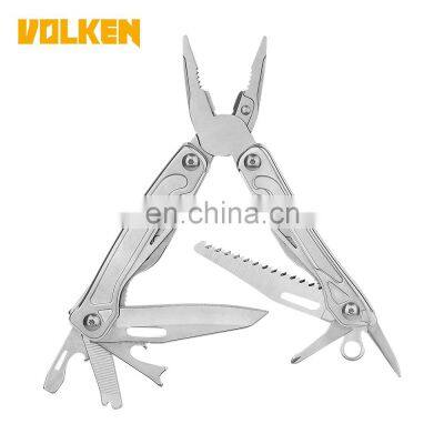 Outdoor survival Gear Folding Plier with Pocket Clip 13 in 1 Stainless Steel Multi Folding Knife Camping Tool