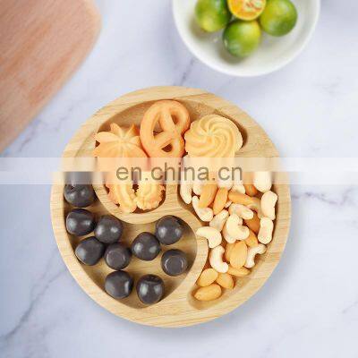 Weaning Natural Bamboo Baby Plate With Soft Silicone Spoons For Baby photo-3