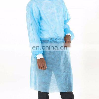 Disposable Protective Gown Uniform Isolation Gown Blue photo-4