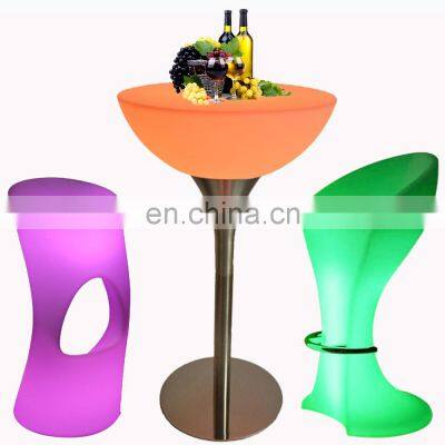 party wireless illuminated led light bar cocktail tables and chairs banquet lighting led cocktail bar table