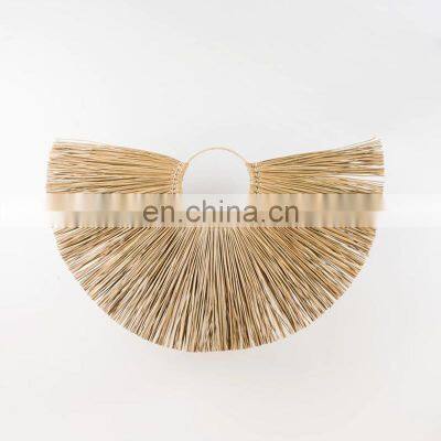 High Quality DREAM SEAGRASS HANGING WALL DECORATION 90 CM Straw Rustic Art Decor Cheap Wholesale