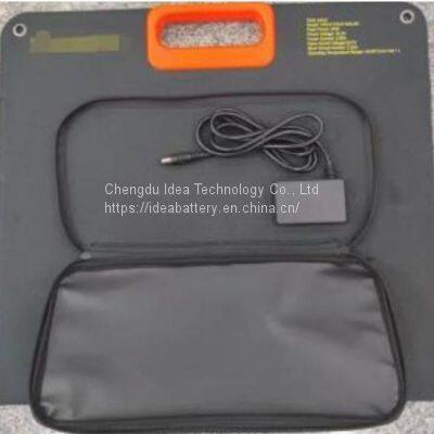 Waterproof Double Foldable 60W Monocrystalline Silicon Portable Solar Panel for Power Station