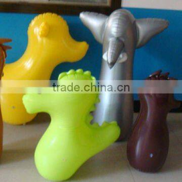 pvc inflatable animal bop bag/funny toy