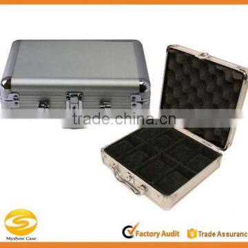 Aluminum Watch Storage Box For 8 Watches,Custom Silver Aluminum Watch display box case                        
                                                Quality Choice