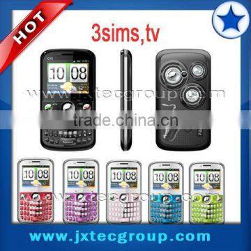 Q10 3sims quad band 2.2inch tv celulares chinos