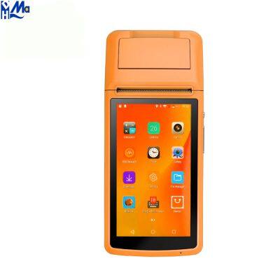 Factory Price 5 Inch LCD Screen Mobile Wireless Android Handheld POS Terminal POS Printer photo-4