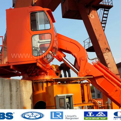 Hydraulic Boat Lifting Jib Telescopic Yacht Hydraulic Marine Deck Knuckle Boom Marine Cranes