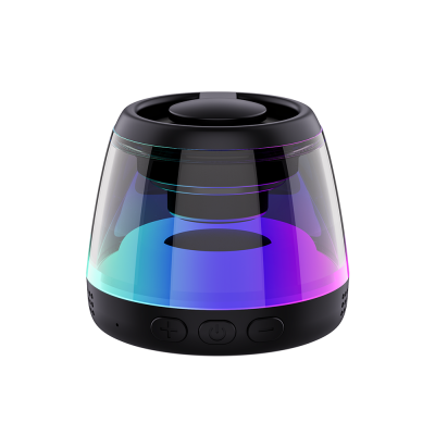 CASUN Hot Sale 5W LED Wireless Mini Speaker Portable Colorful Wireless BT 5.3 Speaker With TWS Pairing