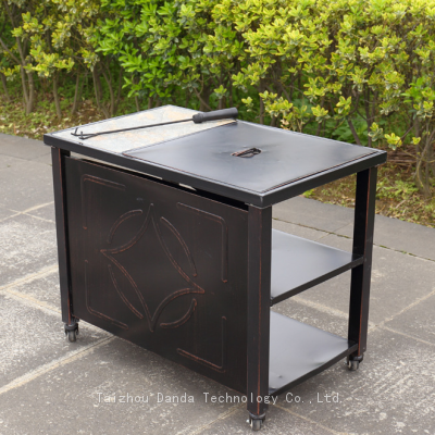 Portable High Quality Fire Pit With Smokeless Wood Burning Feature For Outdoor Patio Garden BBQ Grills Backyard Indoor Use photo-4