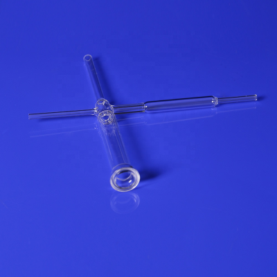 Cross-shaped Quartz Furnace Tube for Tube Furnace
