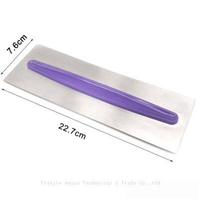 Stainless Steel Cake Icing Smoother Polisher Frosting Cream Comb Fondant Cake Decorating Scraper photo-5