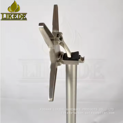 Aluminum Outdoor Folding Table Base Metal Foldable Furniture Legs for Restaurant Use photo-5