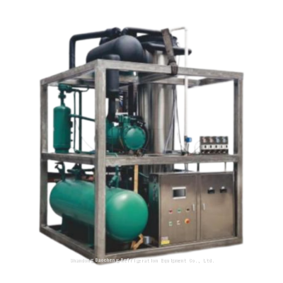 BAOCHARM 15 Tons Water Cooled Ice Tube Making Machine Automatic Ice Maker Machine