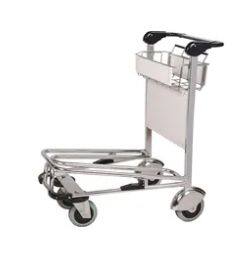 Carretilla de aeropuerto con freno de aluminio/acero inoxidable para equipaje